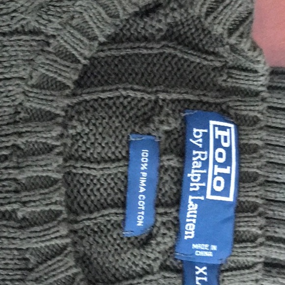 Polo Cable Knit Sweater - Picture 2 of 2